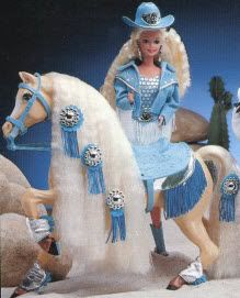 barbie on horseback